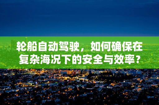 轮船自动驾驶，如何确保在复杂海况下的安全与效率？