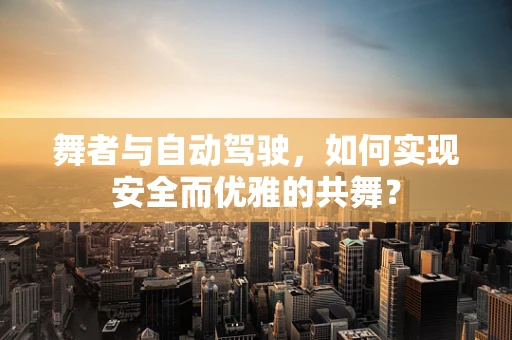 舞者与自动驾驶，如何实现安全而优雅的共舞？
