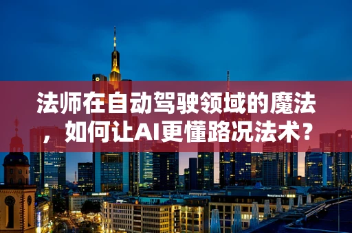 法师在自动驾驶领域的魔法，如何让AI更懂路况法术？