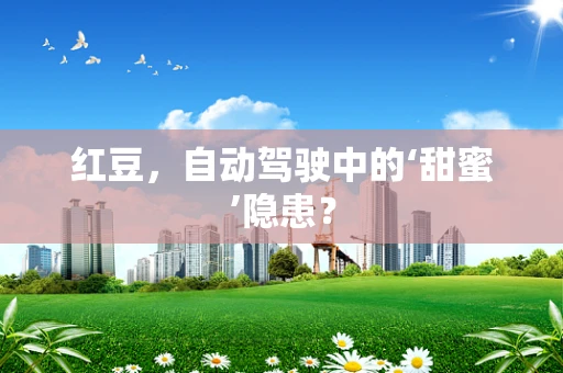 红豆，自动驾驶中的‘甜蜜’隐患？
