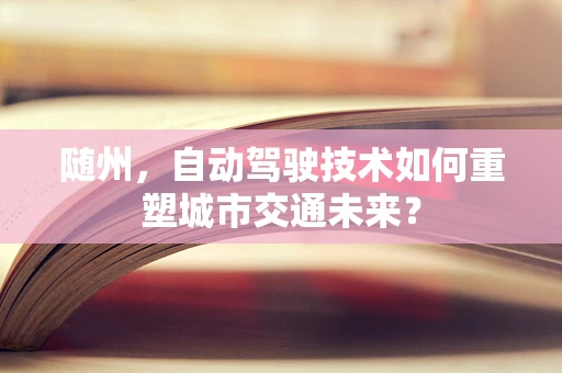 随州，自动驾驶技术如何重塑城市交通未来？