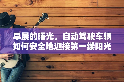 早晨的曙光，自动驾驶车辆如何安全地迎接第一缕阳光？