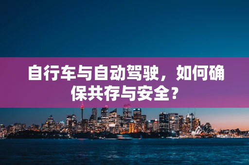 自行车与自动驾驶，如何确保共存与安全？