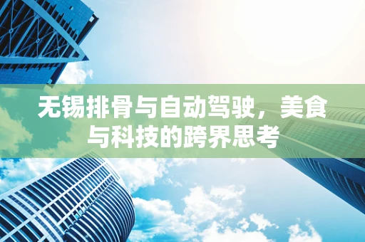 无锡排骨与自动驾驶，美食与科技的跨界思考