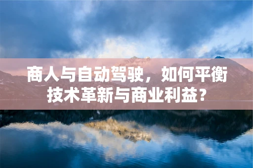 商人与自动驾驶，如何平衡技术革新与商业利益？