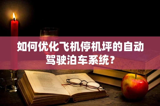 如何优化飞机停机坪的自动驾驶泊车系统？