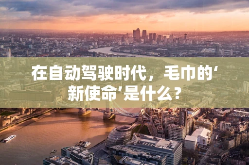 在自动驾驶时代，毛巾的‘新使命’是什么？