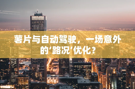 薯片与自动驾驶，一场意外的‘路况’优化？