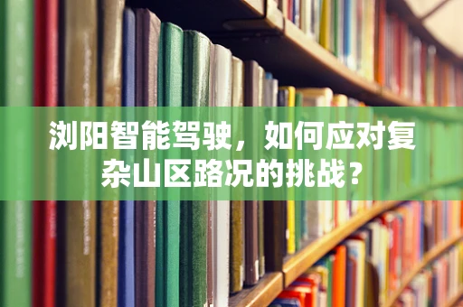 浏阳智能驾驶，如何应对复杂山区路况的挑战？