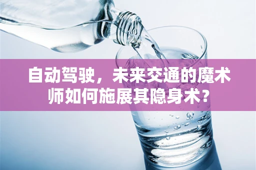 自动驾驶，未来交通的魔术师如何施展其隐身术？
