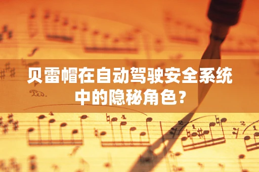 贝雷帽在自动驾驶安全系统中的隐秘角色？