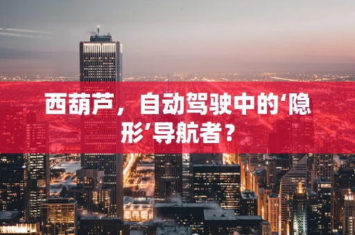 西葫芦，自动驾驶中的‘隐形’导航者？