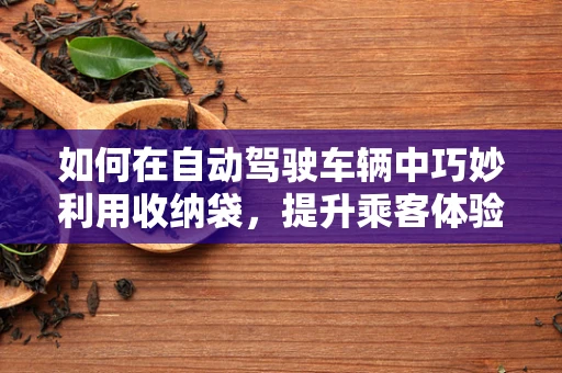 如何在自动驾驶车辆中巧妙利用收纳袋，提升乘客体验？