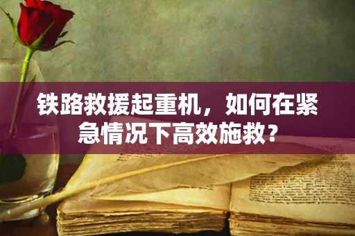 铁路救援起重机，如何在紧急情况下高效施救？