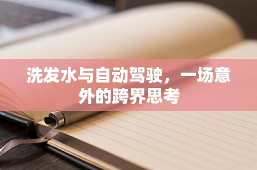 洗发水与自动驾驶，一场意外的跨界思考