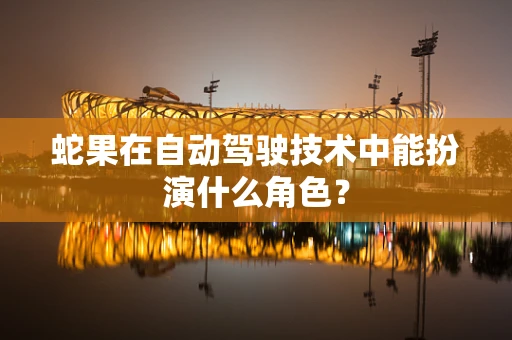 蛇果在自动驾驶技术中能扮演什么角色？