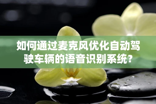 如何通过麦克风优化自动驾驶车辆的语音识别系统？