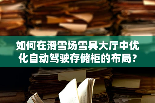 如何在滑雪场雪具大厅中优化自动驾驶存储柜的布局？