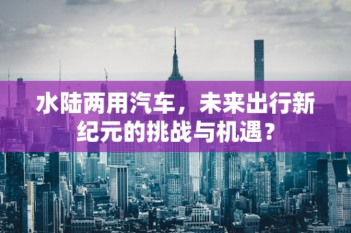 水陆两用汽车，未来出行新纪元的挑战与机遇？