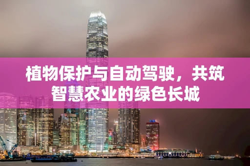 植物保护与自动驾驶，共筑智慧农业的绿色长城