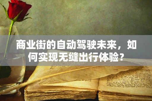 商业街的自动驾驶未来，如何实现无缝出行体验？